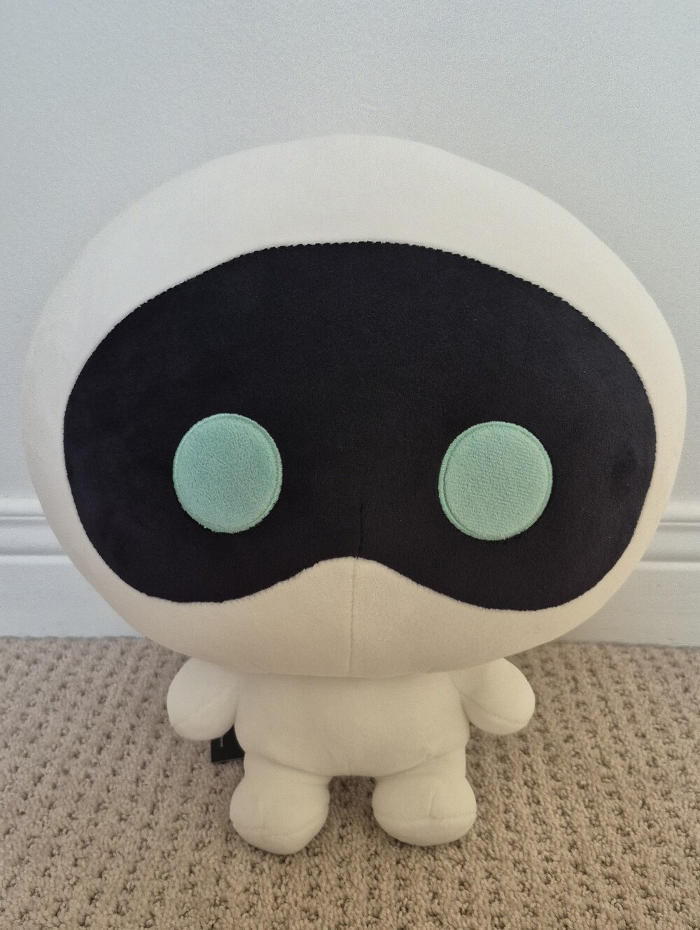 KPOP Rare BTS Jin The Astronaut Wootteo Plush Doll Cushion White 14" Collectible